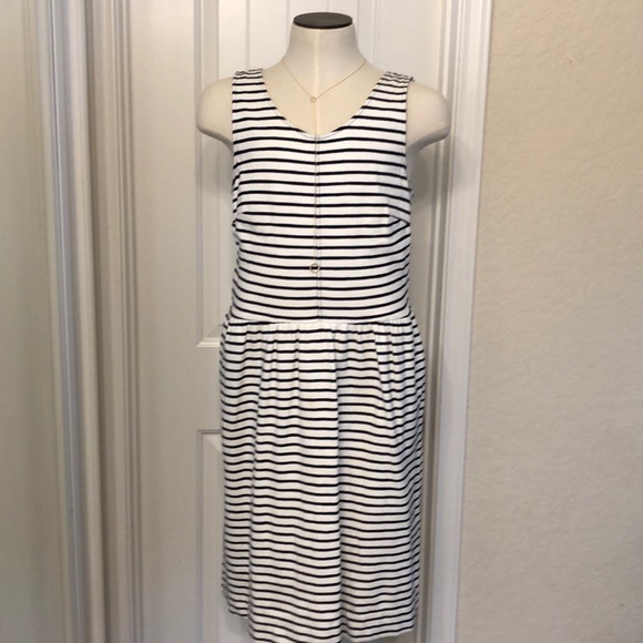 J crew stripe daybreak sleeveless dress - Picture 2 of 6